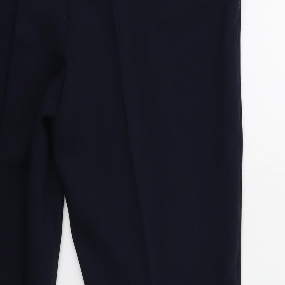 Womens UK Size 12 Papaya Regular Fit Blue Trousers