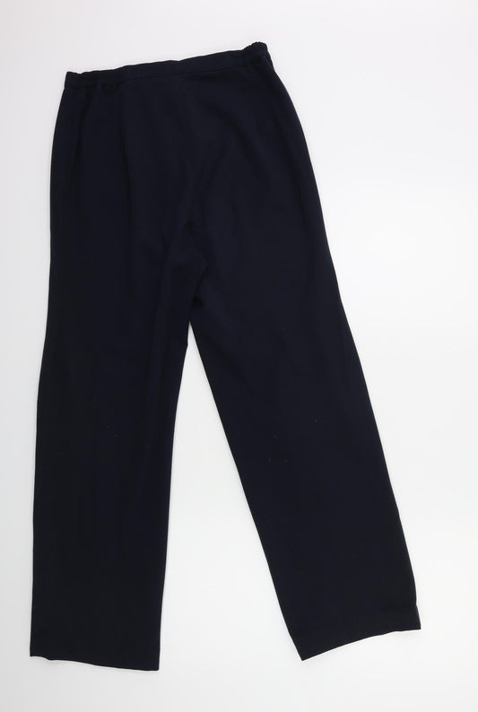 Womens UK Size 10 Paul Seperates Regular Fit Blue Trousers