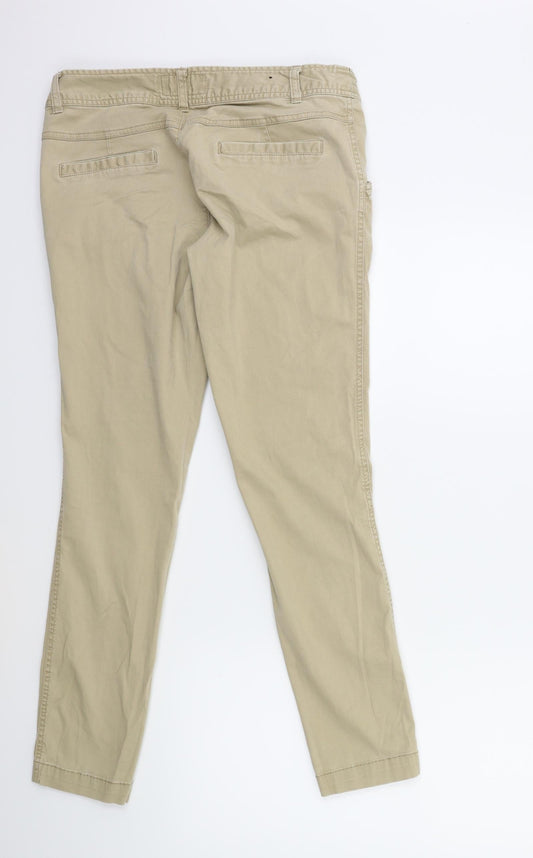 New Look Womens Beige Trousers Size 12 L28 in