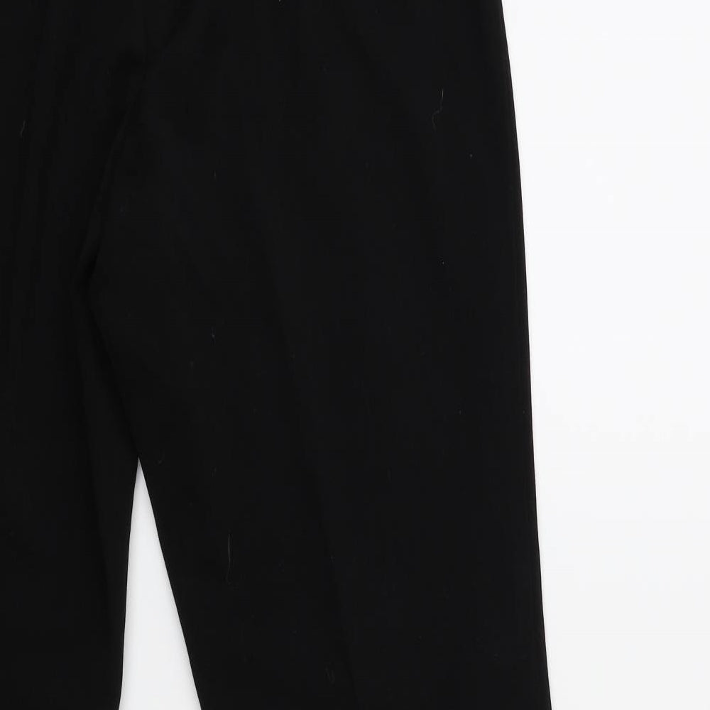 Marks and Spencer Womens Black Trousers Size 34 in L27 in
