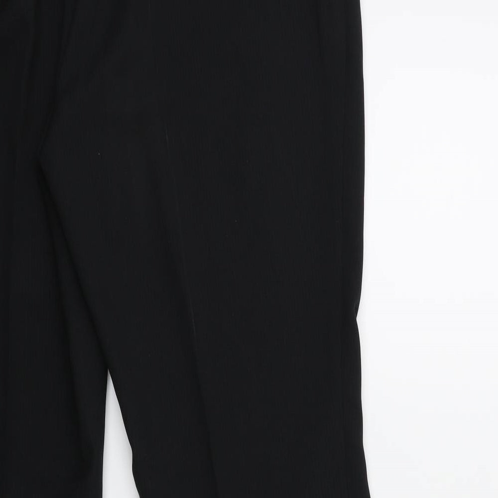 TU Womens Black Trousers Size 14 L28 in