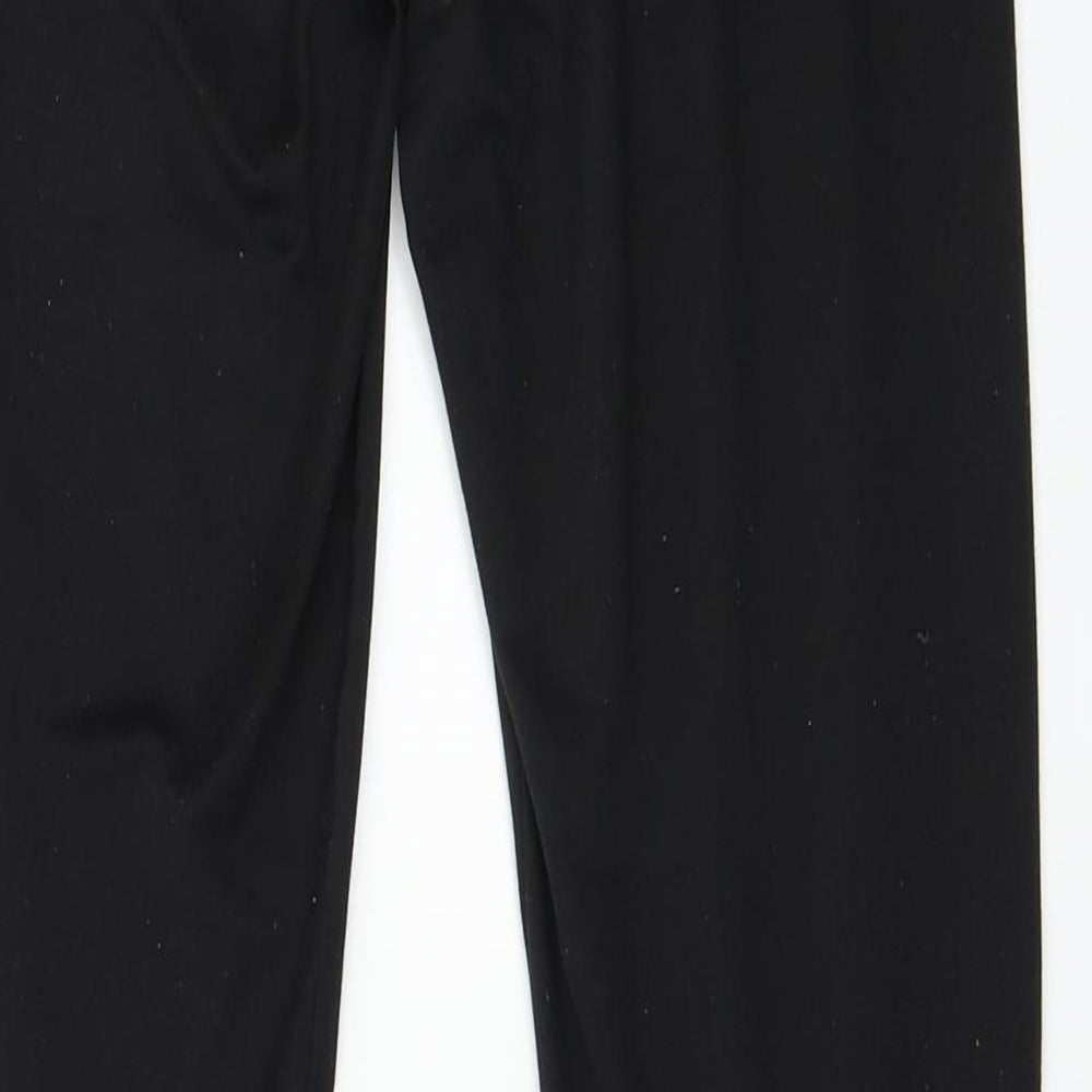 Womens UK Size 26 in Preworn Regular Fit Black Trousers