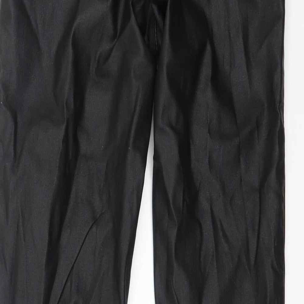 Womens UK Size 10 denim co Regular Fit Black Trousers
