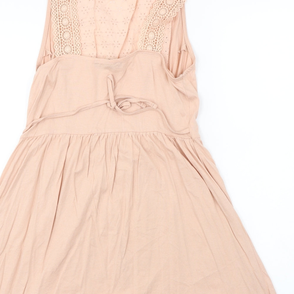 Atmosphere Womens Pink A-Line Size 14