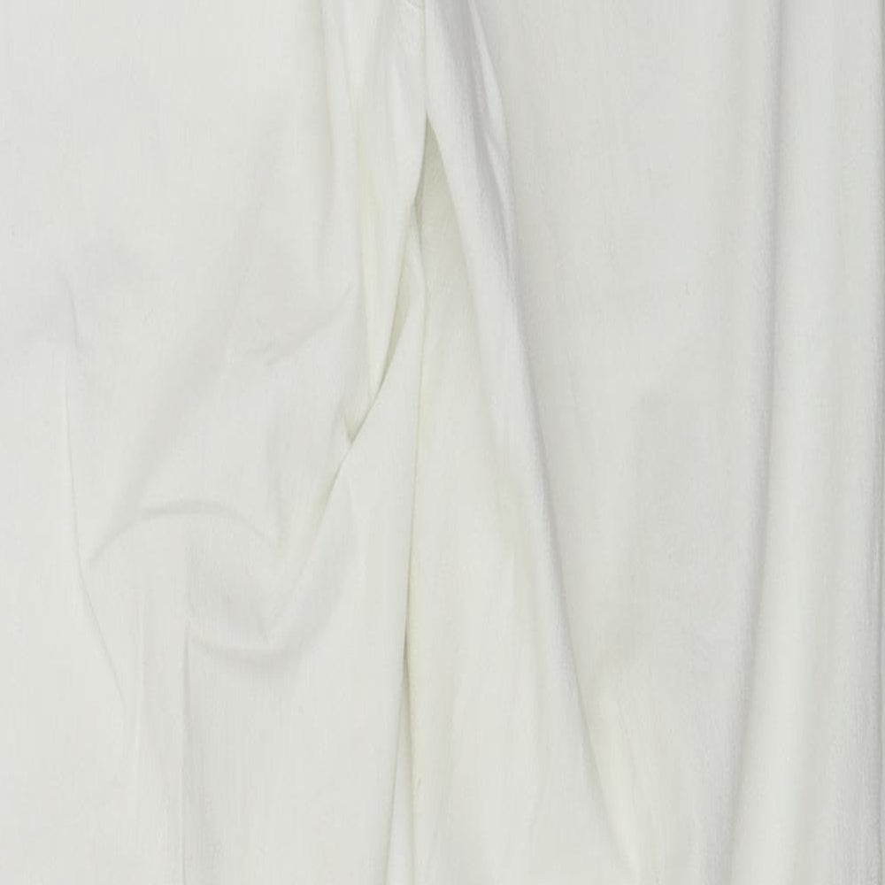 C&A Womens White Trousers Size 30 in L27 in