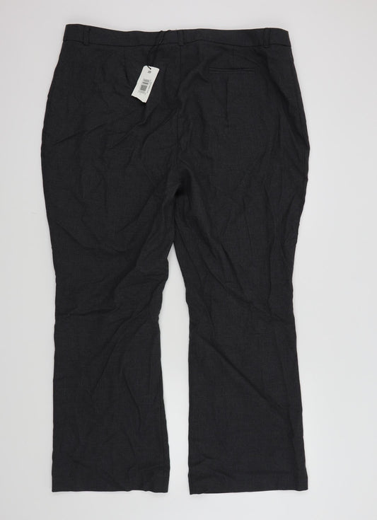 Soon Womens Grey Trousers Size 20 in L28 in