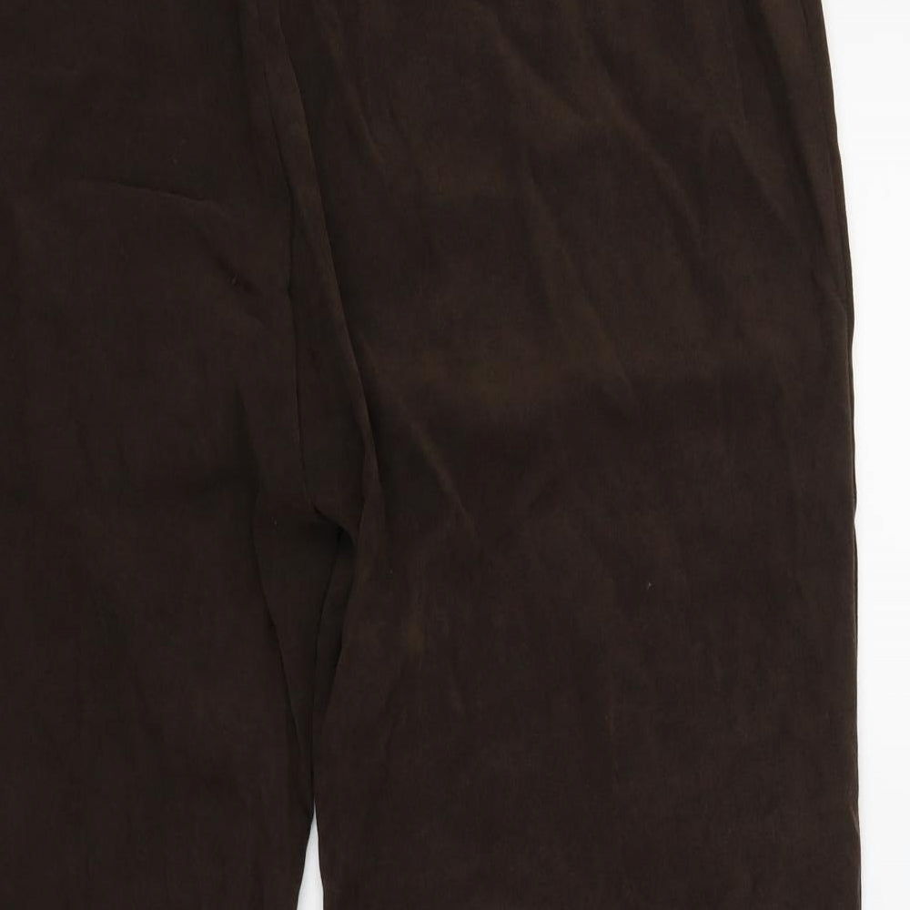 EWM Womens Brown Trousers Size 20 in L30 in