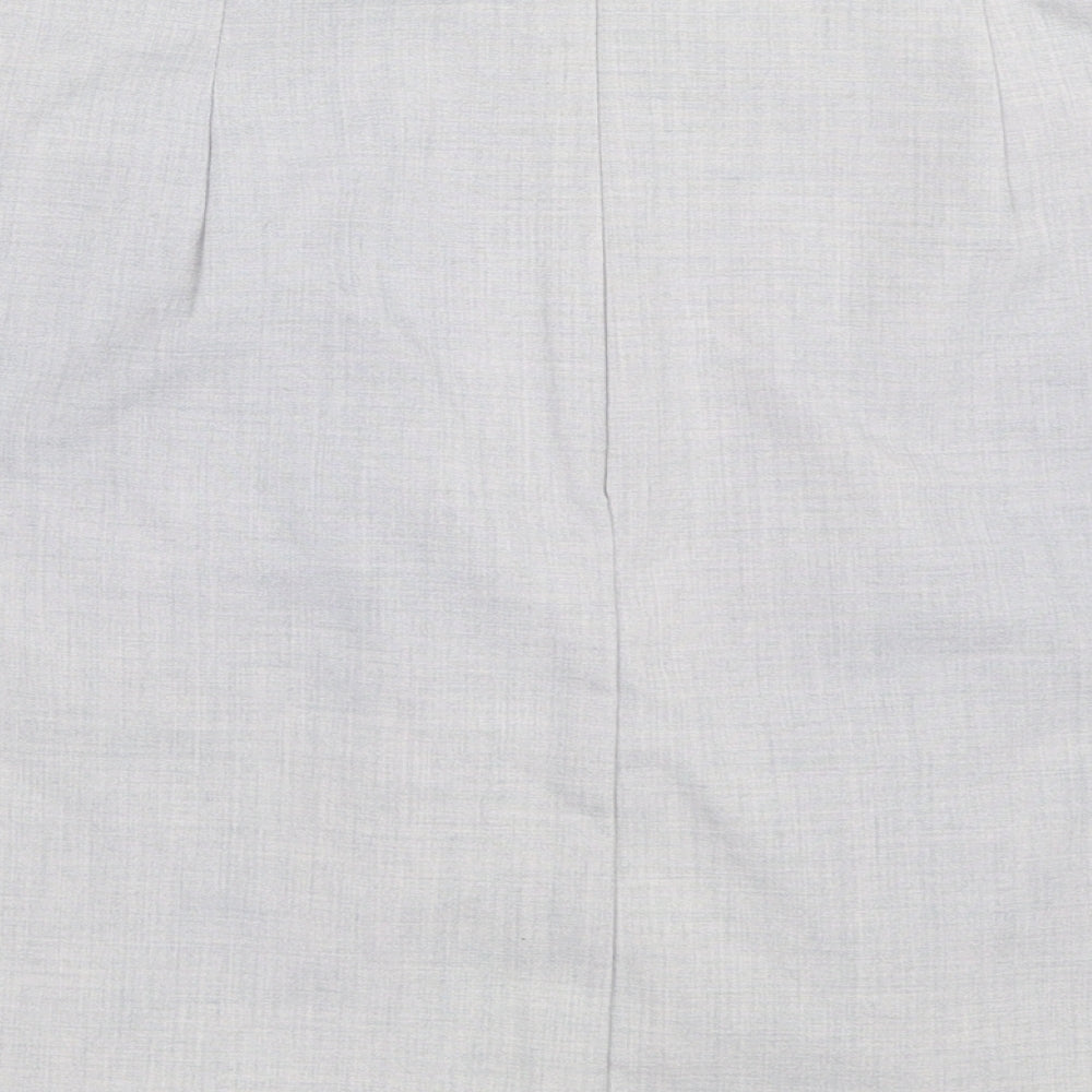 New Look Womens Grey Mini Skirt Size 10