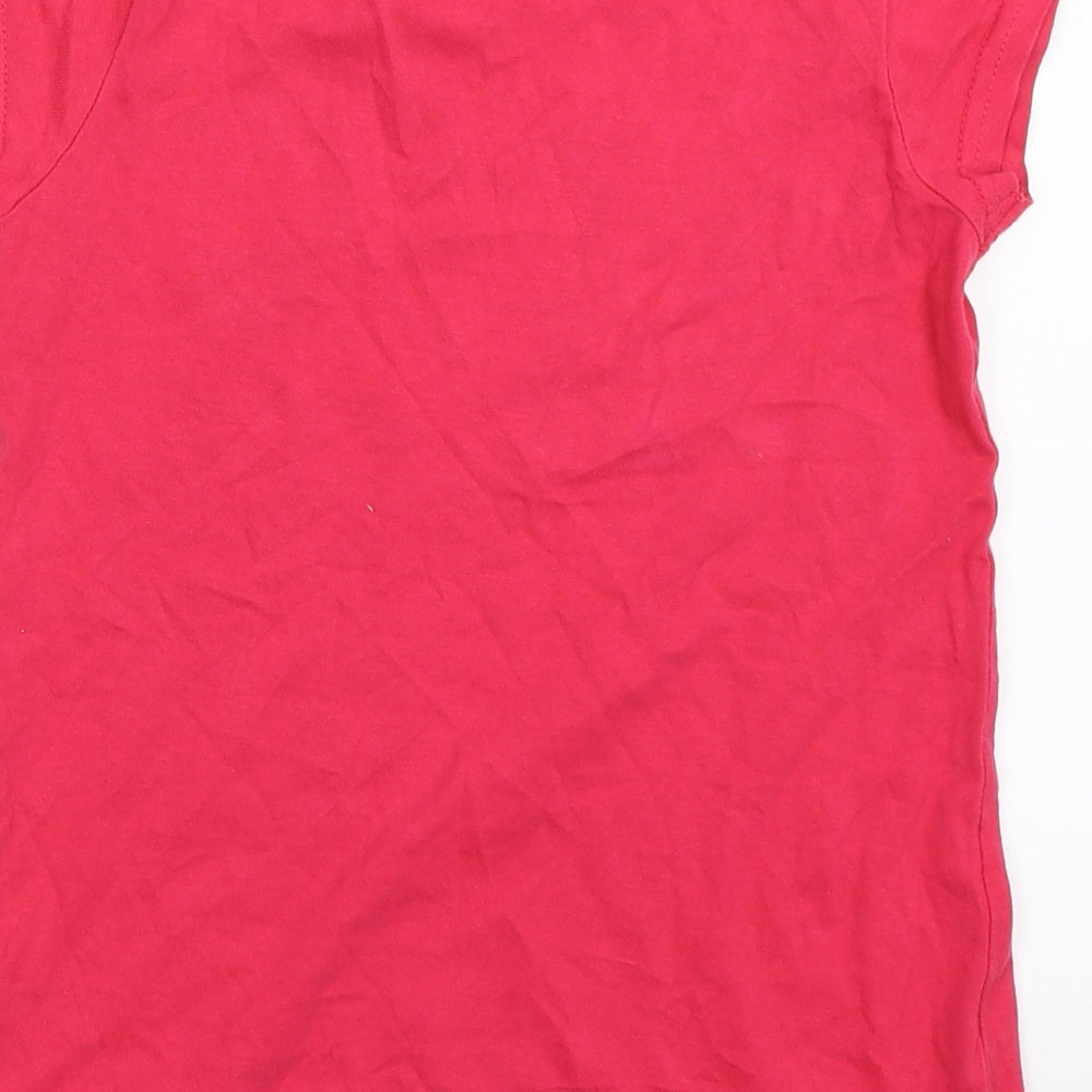 Matalan Girls Pink Basic T-Shirt Size 6 Years - paris