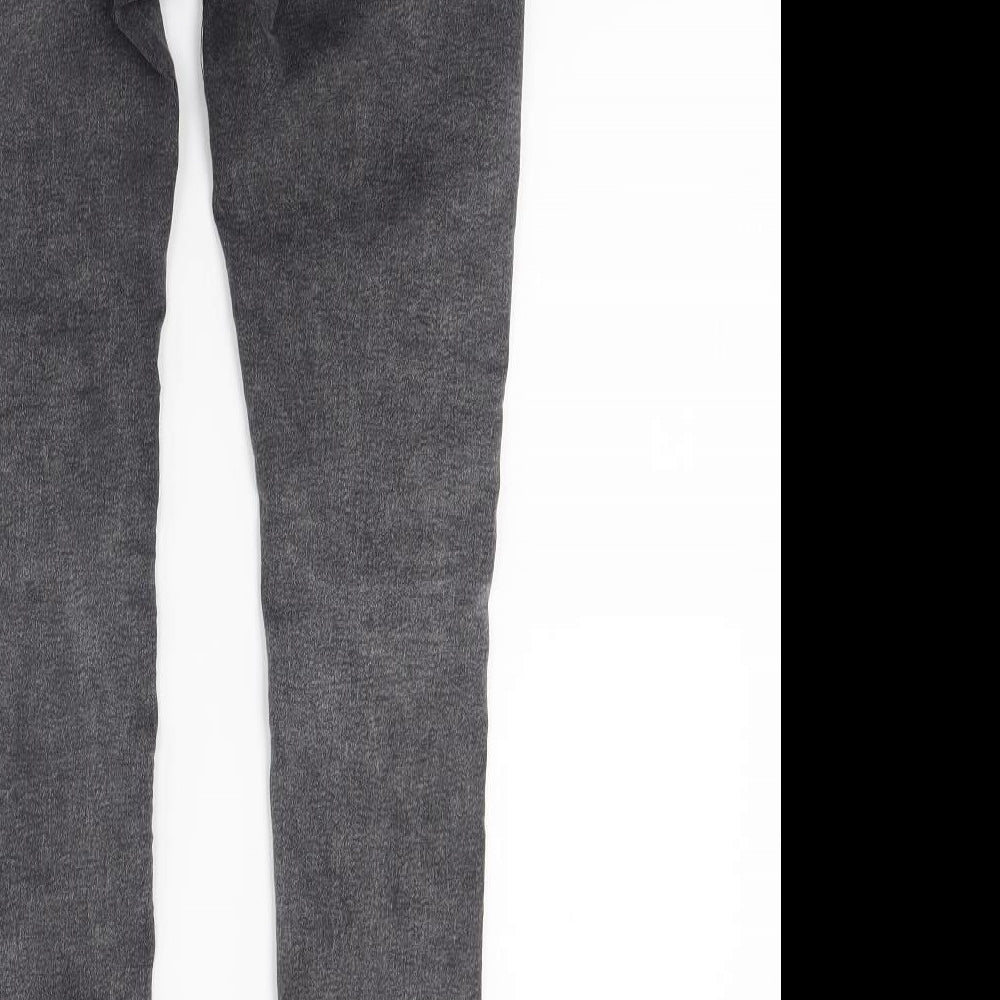 Primark Womens Black Denim Skinny Jeans Size 8 L26 in