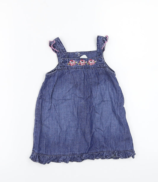 H&M Girls Blue A-Line Size 6-9 Months