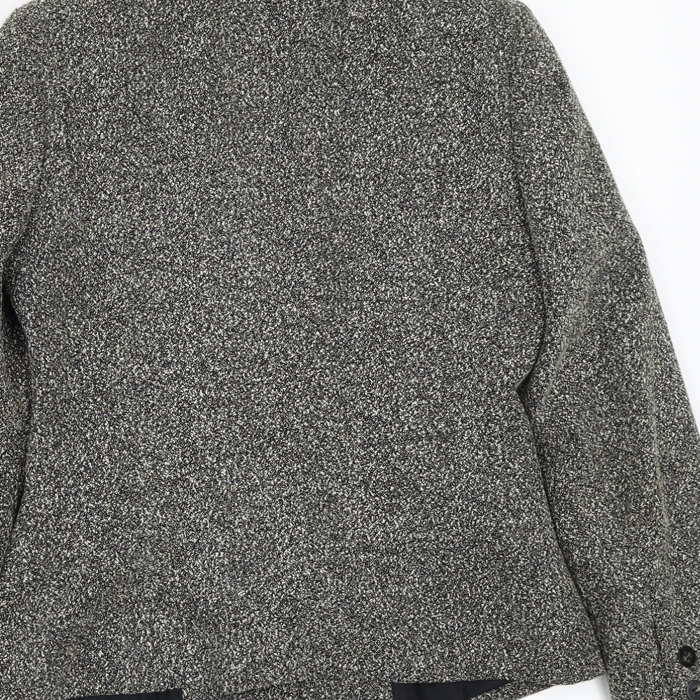 Brand and care label for Principles women’s black jacket blazer, size UK 8