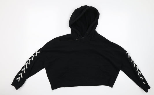 Primark Womens Black Pullover Jumper Size 10 - Cropped