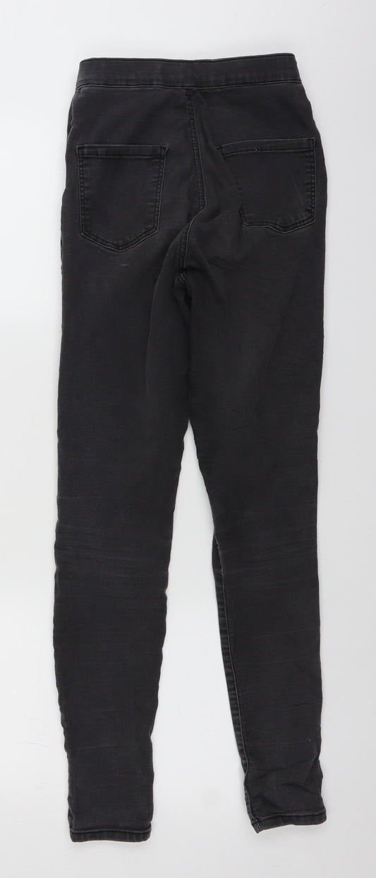 Topshop Womens Grey Denim Jegging Jeans Size 28 in L27 in