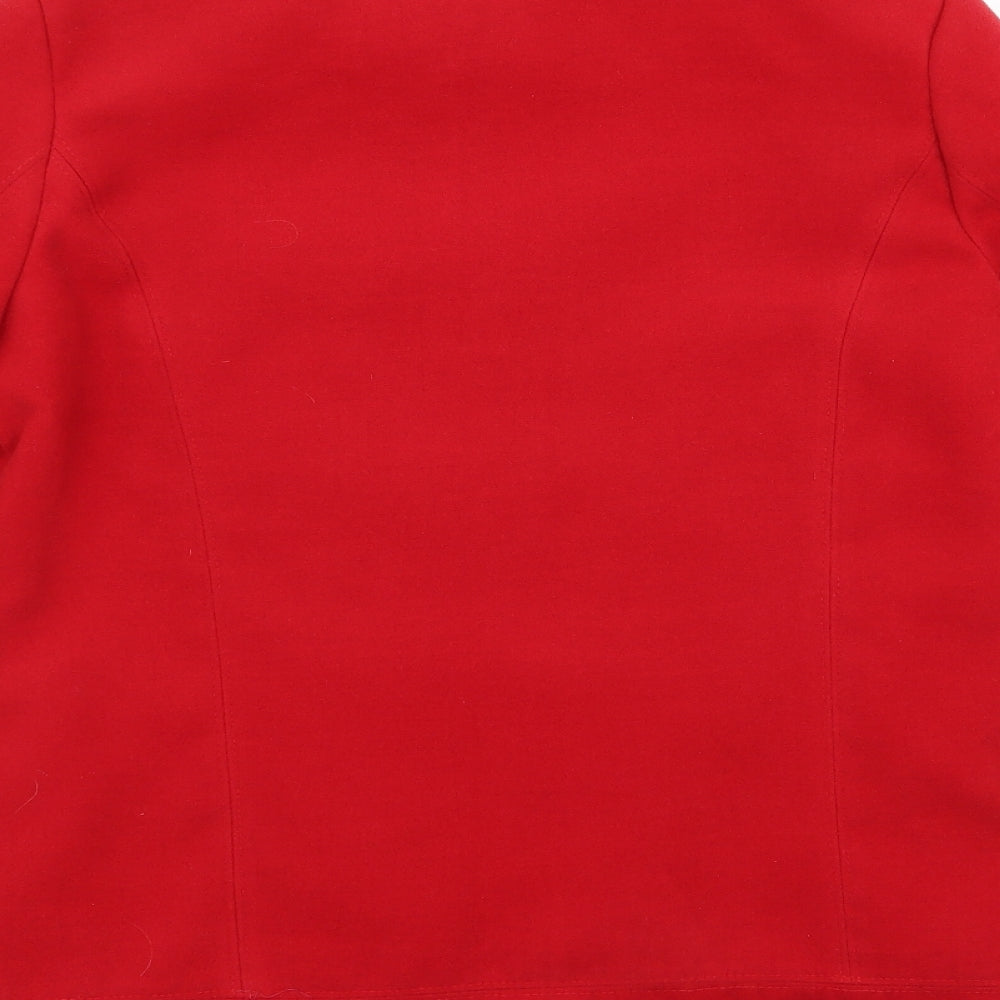Womens UK Size 12 Covent Garden Red Overcoat
