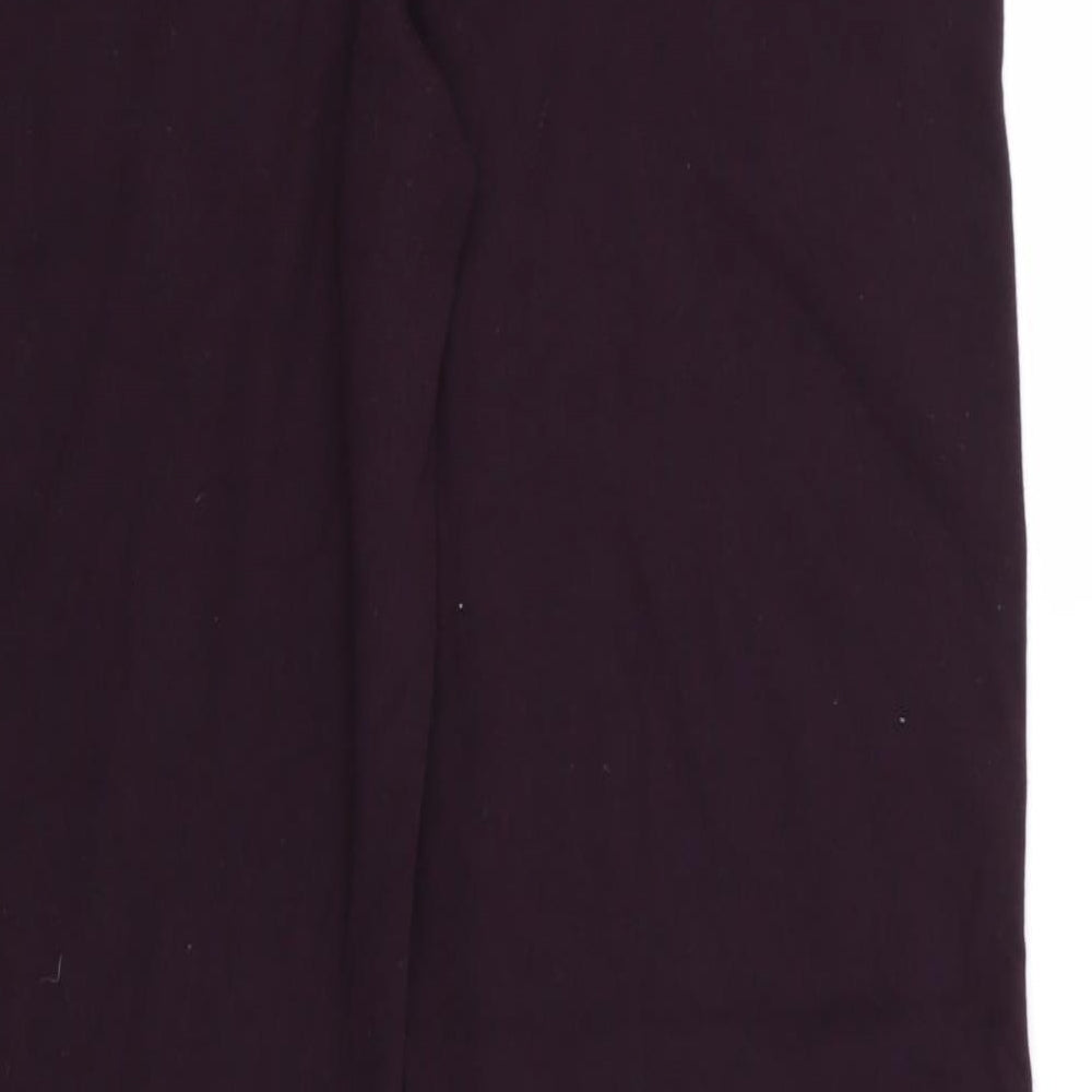 TU Womens Red Trousers Size 14 L26 in