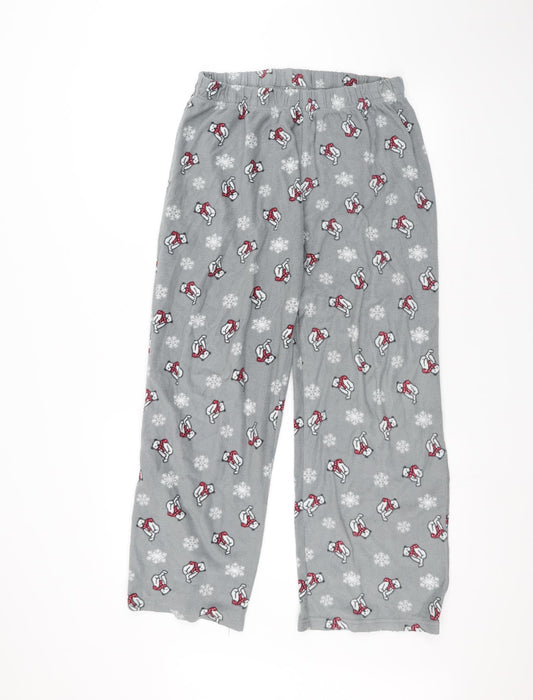 Womens UK Size 10 M&Co Regular Fit Sweatpants Grey Trousers