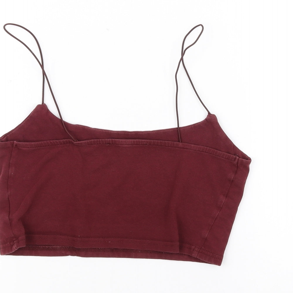 Primark Womens Red Basic T-Shirt Size S