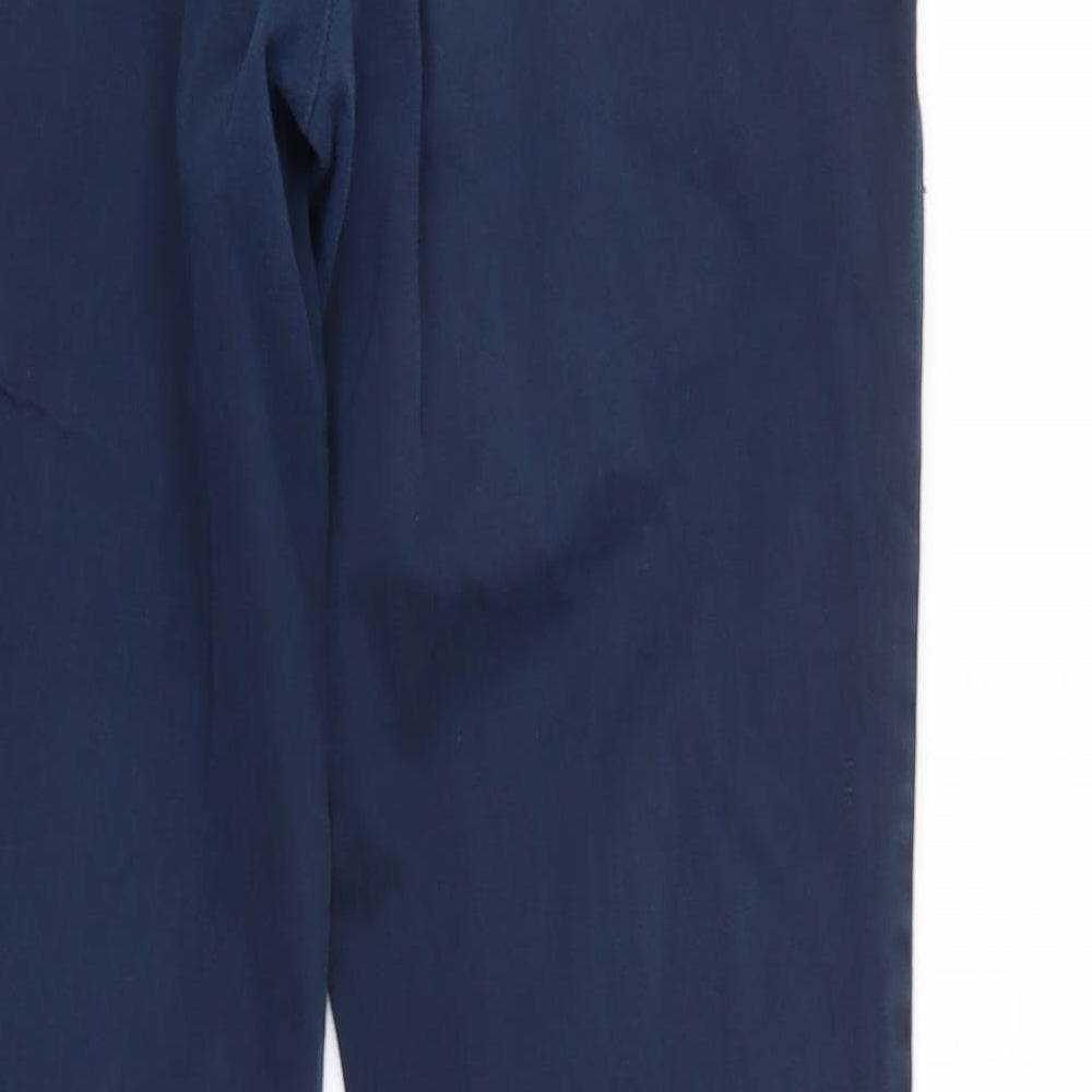 Top man Mens Blue Carrot Trousers Size 32 L27 in