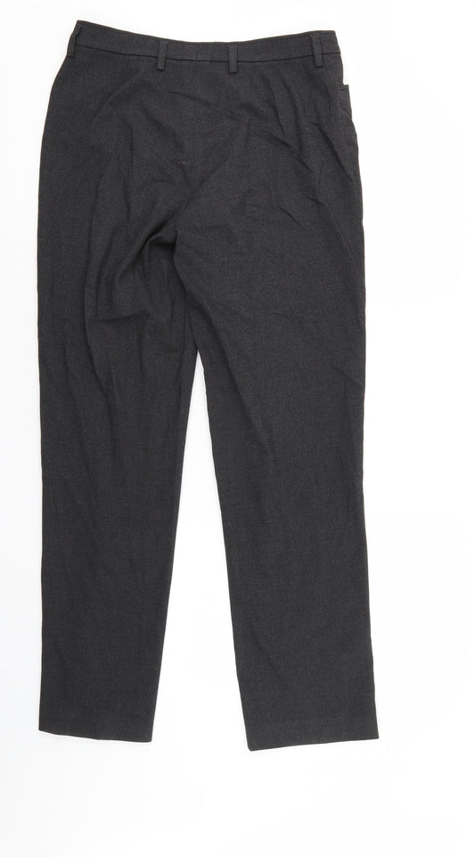 Womens UK Size 12 MICHELE Regular Fit Grey Trousers