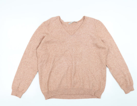 Only Womens Pink Pullover Jumper Size L