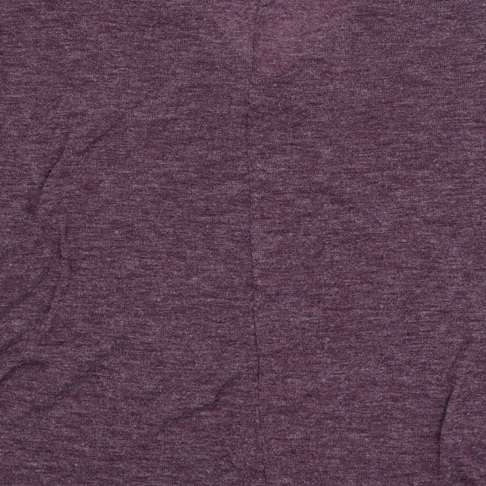 Atmosphere Womens Purple Basic T-Shirt Size 8