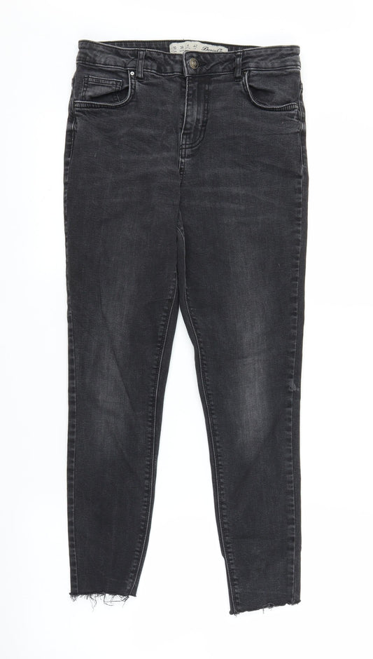 Additional front view of Primark women’s black denim skinny jeans, size UK 10, 23-inch leg