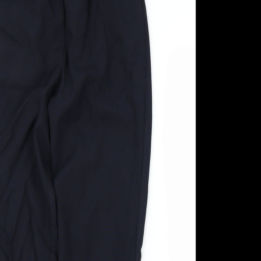 Classics Womens Blue Carrot Trousers Size 12 L25 in