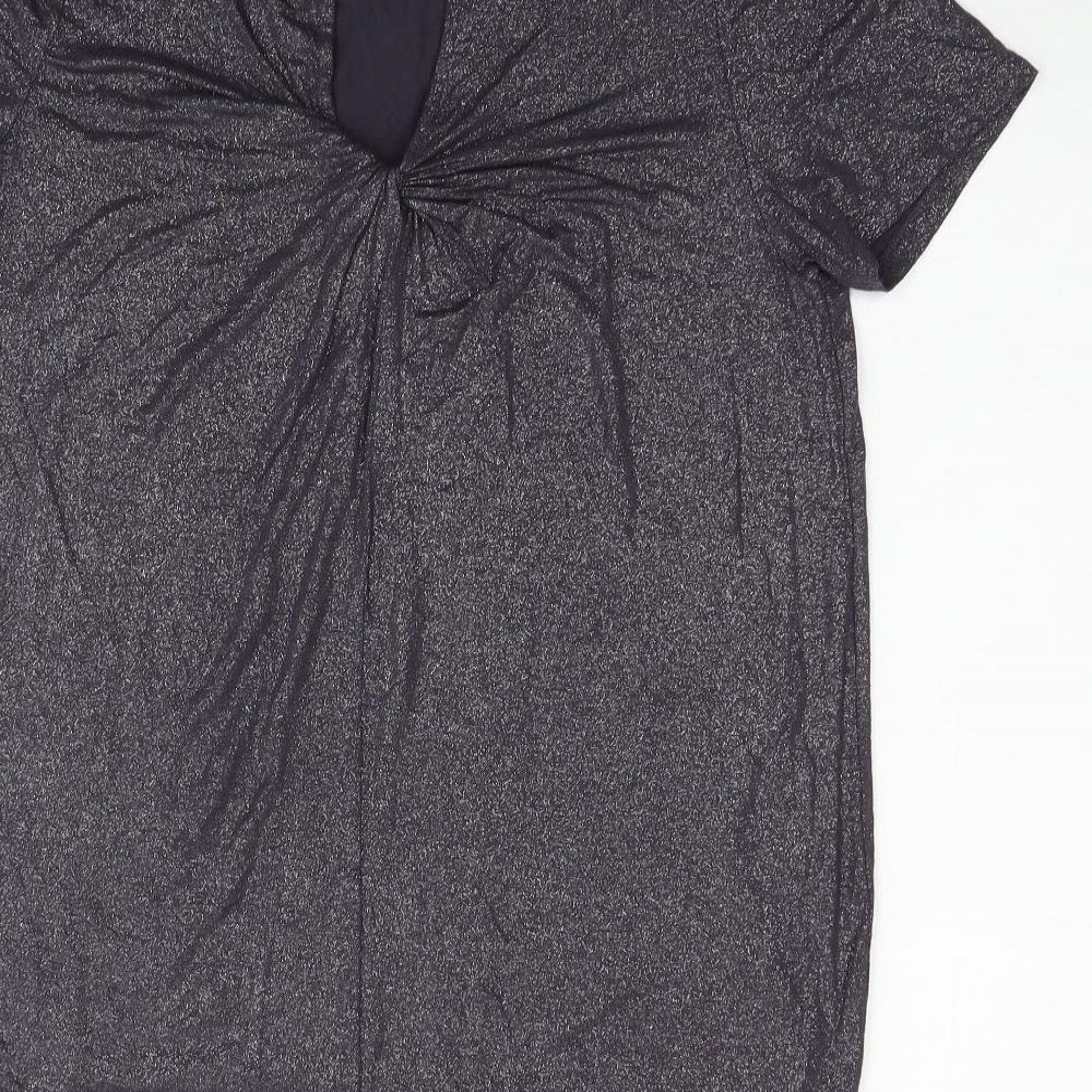 Womens UK Size S Oasis Grey Basic T-Shirt