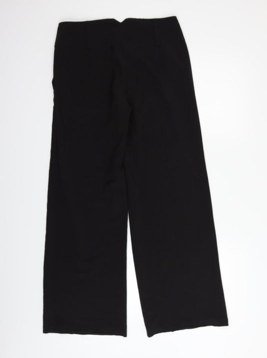 George Womens Black Trousers Size 10 L30 in