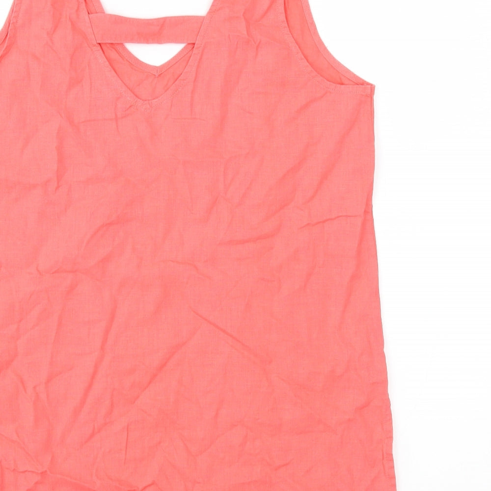 Primark Womens Pink Basic Blouse Size 12