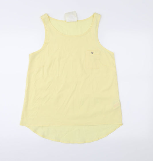 Womens UK Size 12 Atmosphere Yellow Basic Blouse
