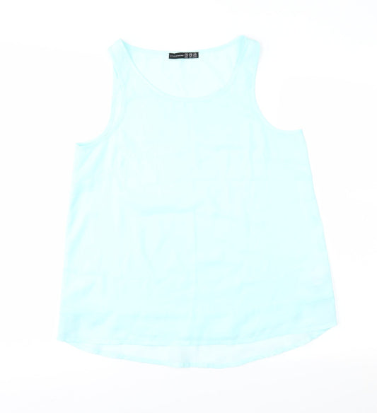 Atmosphere Womens Green Basic Blouse Size 12