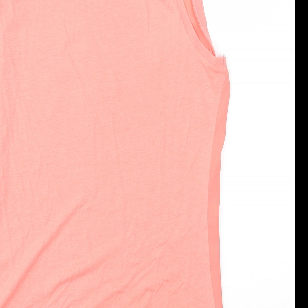 Womens UK Size 6 New Look Orange Basic Blouse
