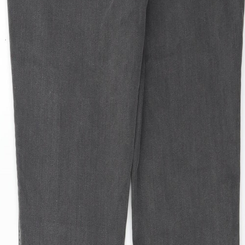 Womens UK Size 12 NEXT Regular Fit Grey Trousers