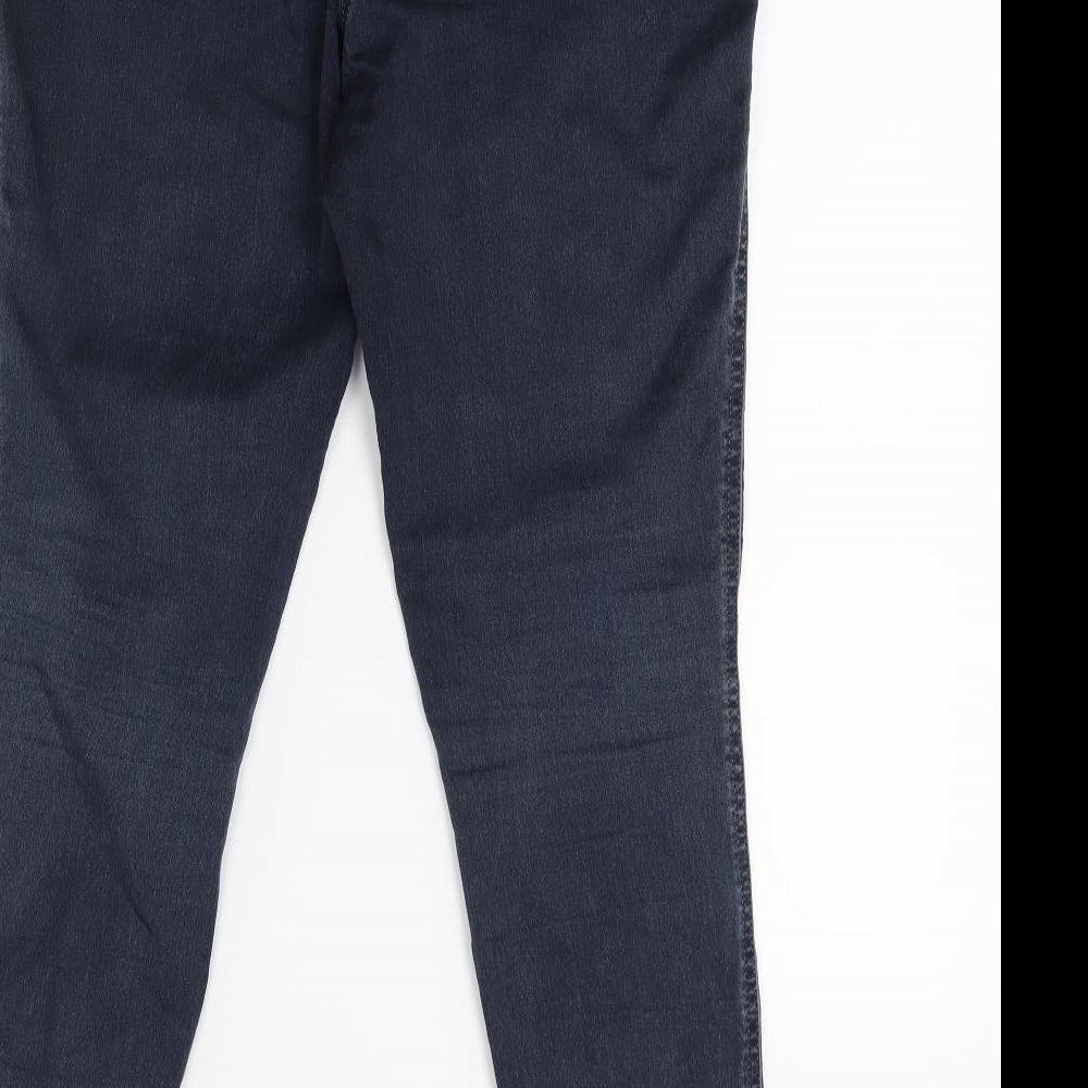 NEXT Womens Blue Denim Skinny Jeans Size 12 L27 in