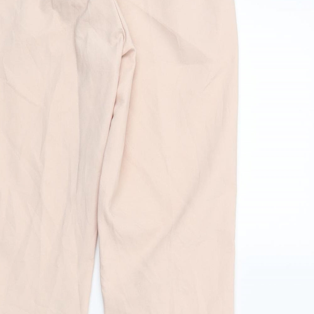 Miss Beyaz Womens Pink Trousers Size 10 L26 in