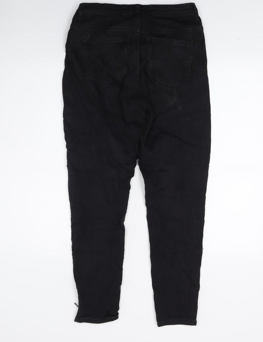 Only Womens Black  Denim Skinny Jeans Size 32 in L25 in