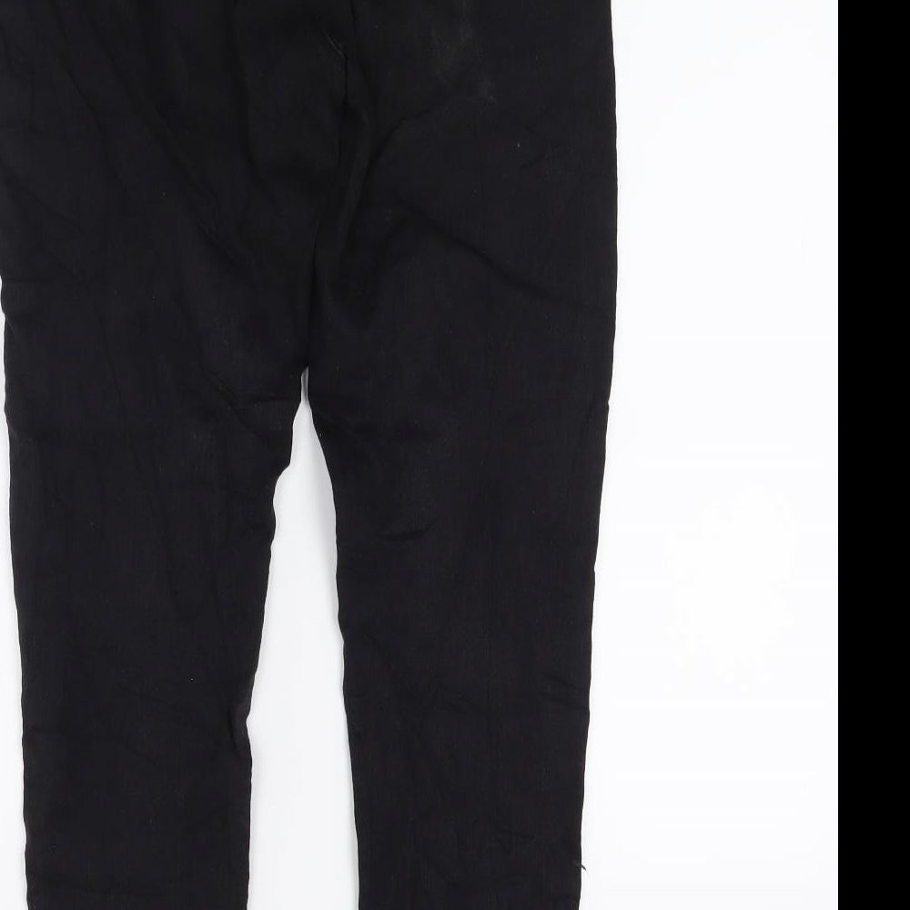 Only Womens Black  Denim Skinny Jeans Size 32 in L25 in