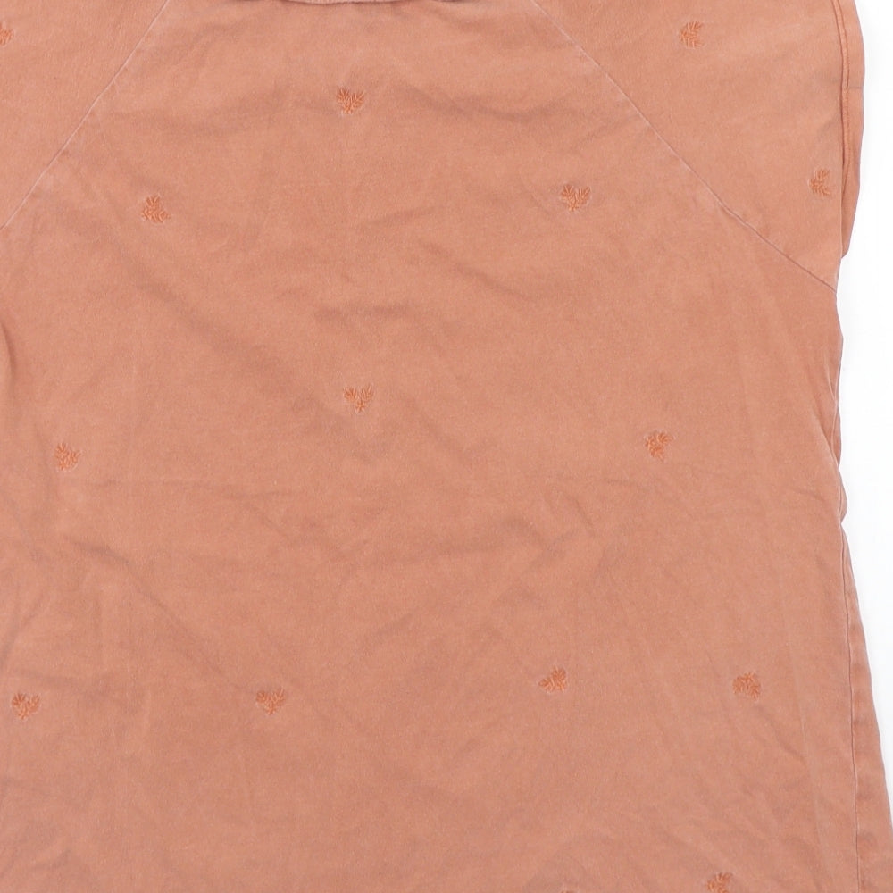 Womens UK Size 14 NEXT Orange Basic T-Shirt