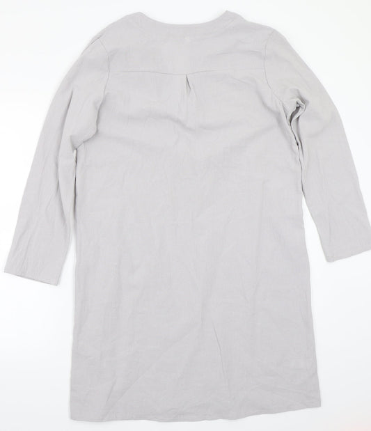 Preworn Womens Grey A-Line Size L