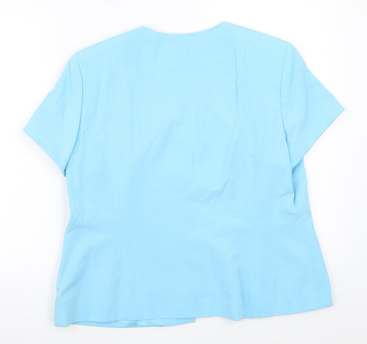 Country Casuals Womens Blue Jacket Coat Size 16