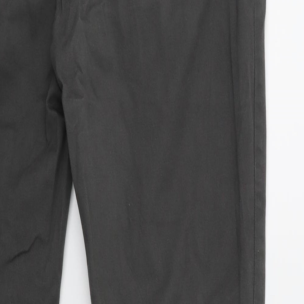 Womens UK Size 14 Denim & Co. Regular Fit Chino Green Trousers