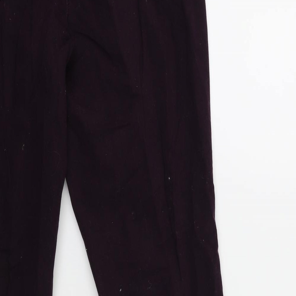 Maine Womens Purple Trousers Size 14 L29 in