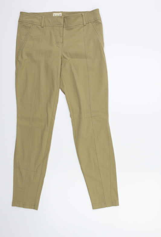 Womens UK Size 30 in River Island Regular Fit Brown Trousers