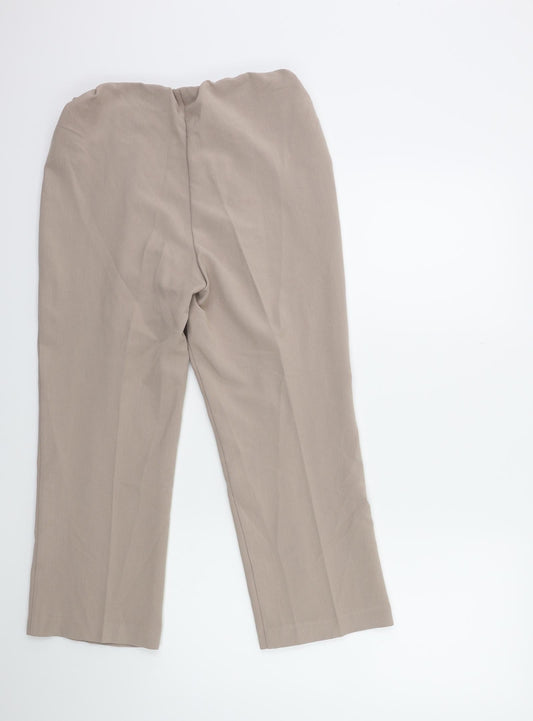 Classics Womens Beige Trousers Size 10 L26 in