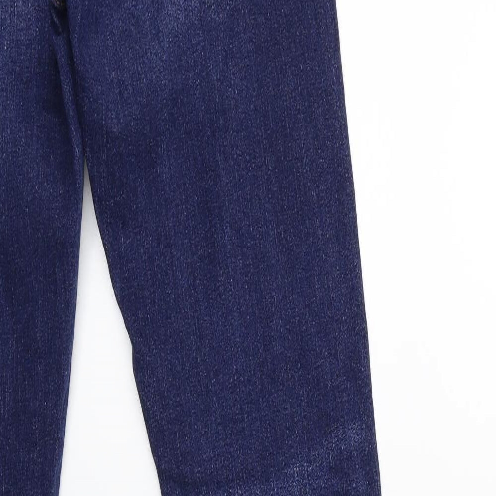 Denim & Co. Womens Blue Denim Skinny Jeans Size 8 L29 in