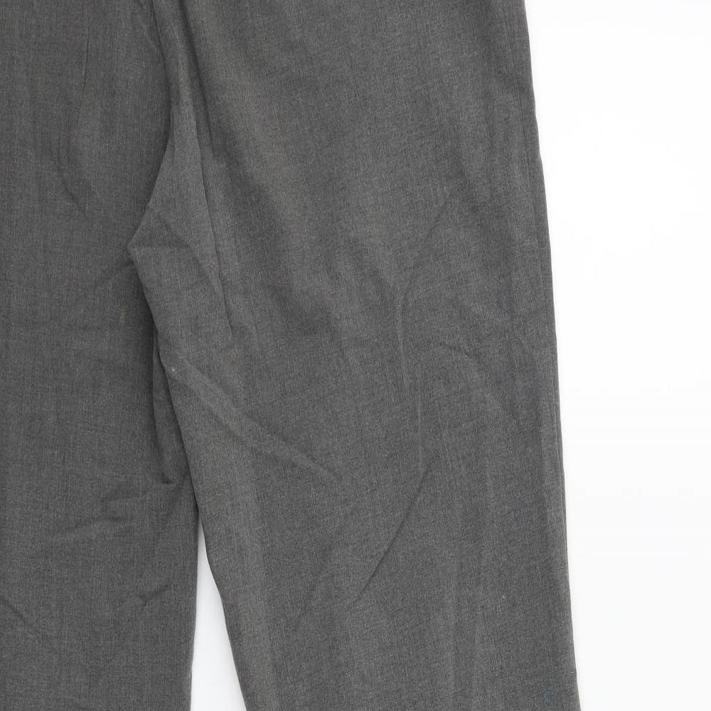 F&F Womens Grey Trousers Size 14 L30 in