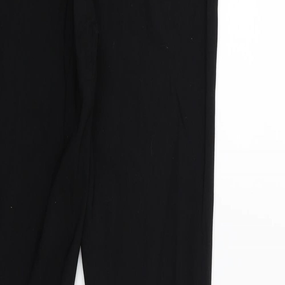 New Look Womens Black Trousers Size 10 L30 in
