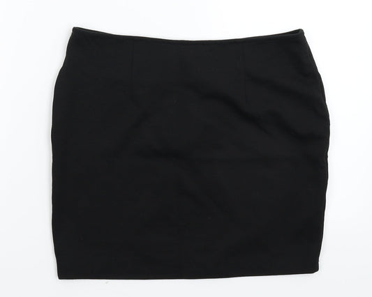 FOREVER 21 Womens Black   Mini Skirt Size M